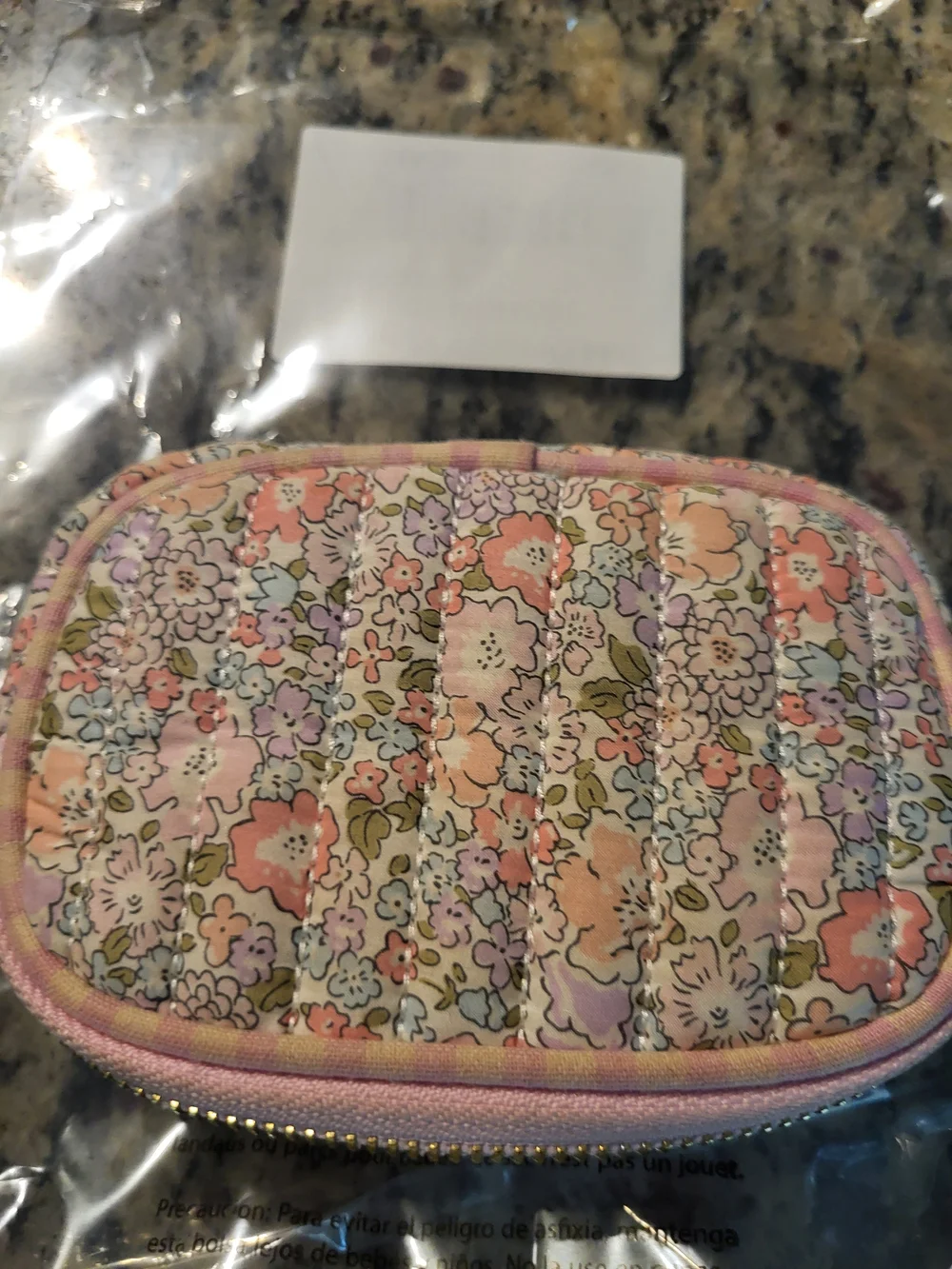Stoney Clover X Liberty Floral Quilted Zip Micro Pouch - Pink Multi